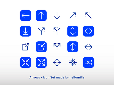 Arrows - Line Icon Set arrows basic icon icon design icon pack icon set line icon line icons minimaist minimal navigation ui ux