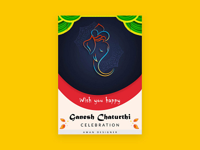 Ganpati festival post creative creative design creativity post post design post design instagram poster poster design