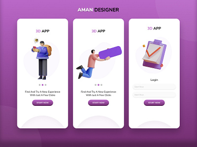 3D App app creative creative design creativity design figmadesign icon ui ux vector