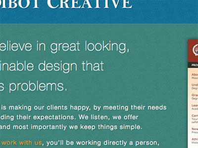 New company website blue css green html koibot text shadow typography