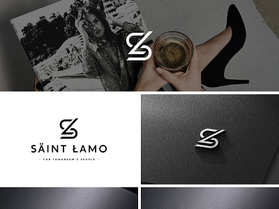 LETTER SL LOGO FOR SAINT LAMO