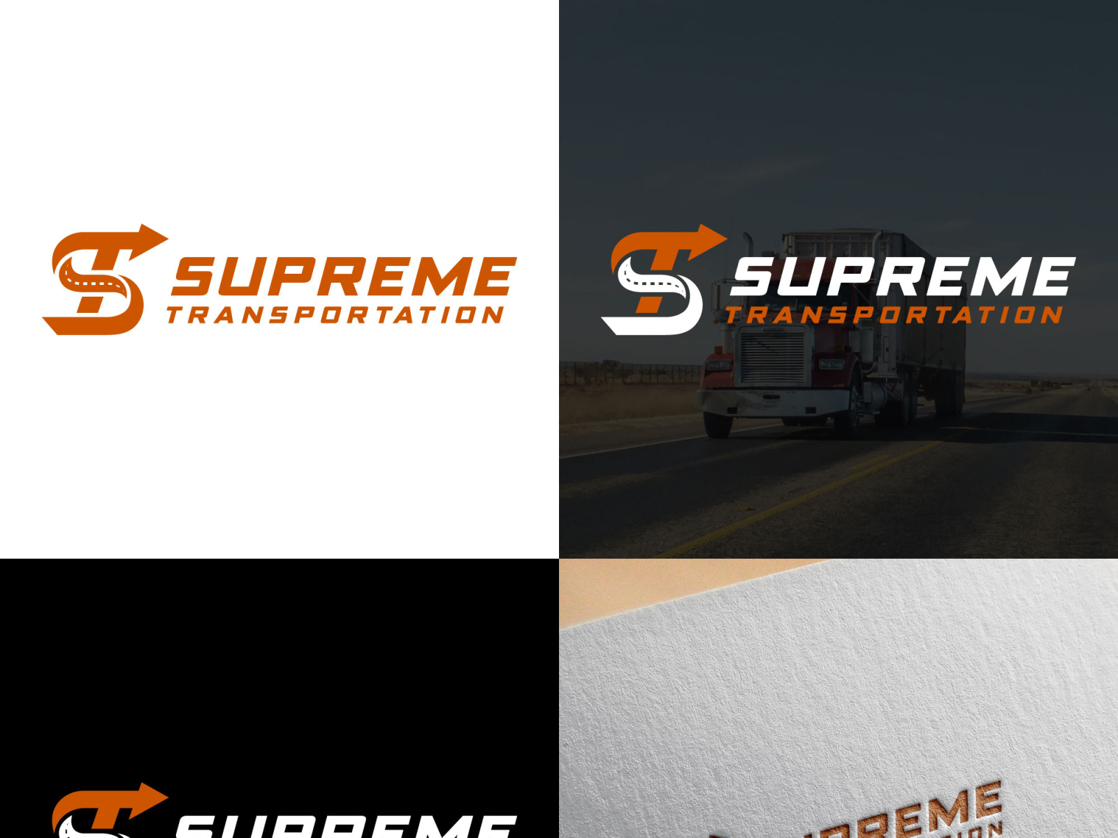 transport company logo by Jahid Hasan on Dribbble