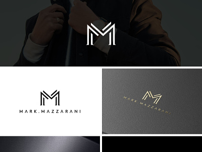 M A R K . MAZZARANI apparel logo clothing logo fashion logo graphic design jewelry line logo luxury logo mm mm logo