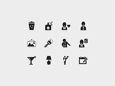 Restaurant themed icons hospitality icons icons set restaurant
