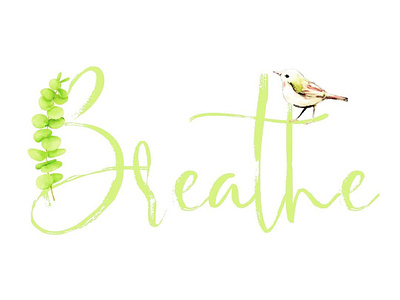 In the covid times, to stay calm just - Breathe birds breathe concept covid identity leaves logo lover nature nature illustration nature logo