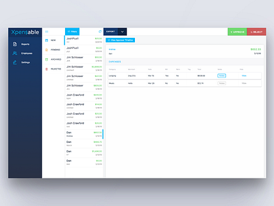 Xpensable Admin Panel