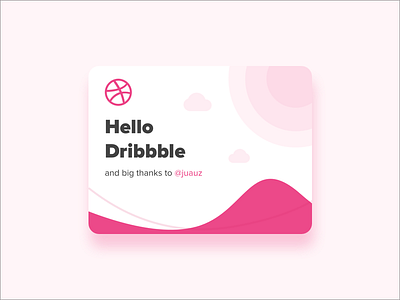 Dribbble Debut