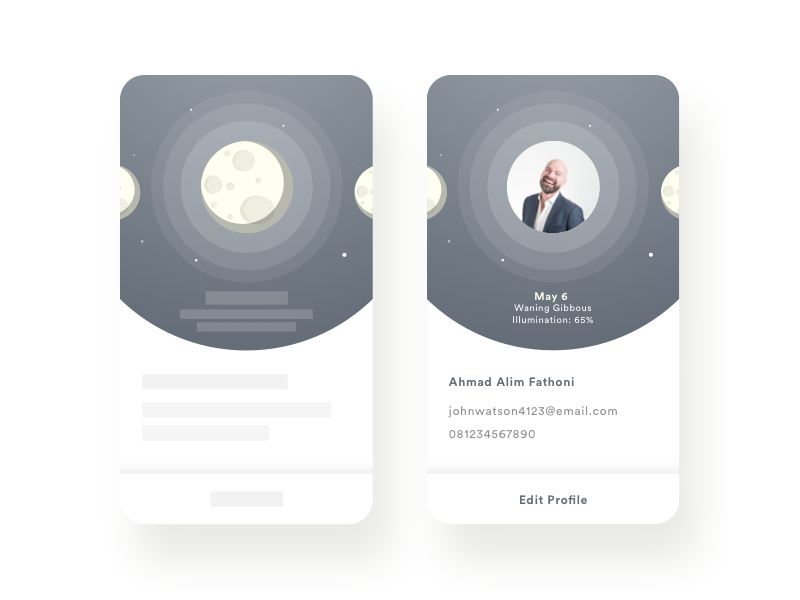 DailyUI #006 (User Profile)