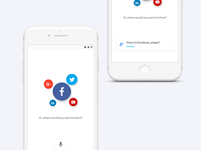 Daily UI #010 (Social Share) design facebook google linkedin mobile share social twitter ui ux youtube