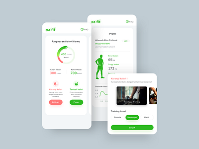 Healthy Catering App V1 app design minimalism mobile popover ui ux