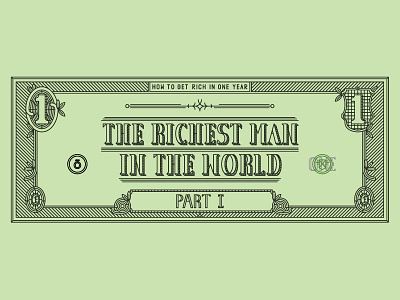 The Richest Man in the World (book cover) andreas wikström book book design cover dollar illustration lines typography