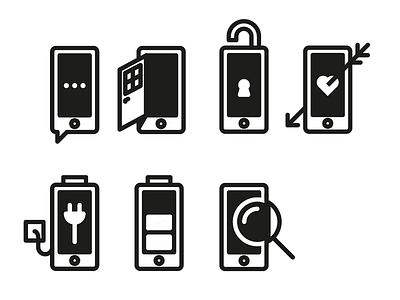 Mobile icons