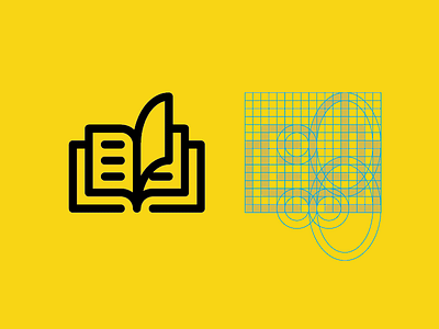 Book icon (with grid)