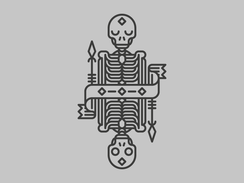 Guardian skeleton skull andreas wikström