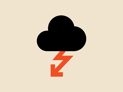 Lightning andreas wikström design graphic design icon illustration pictogram poster print ui vector
