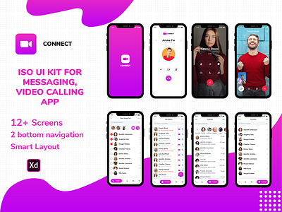 ISo UI Kit For Messaging, Video calling app