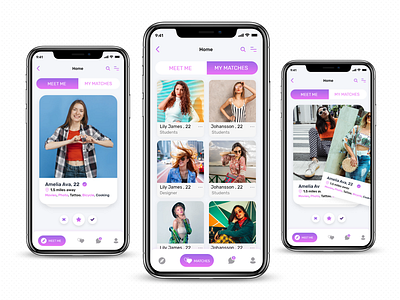 Dating App ios UiKit Design