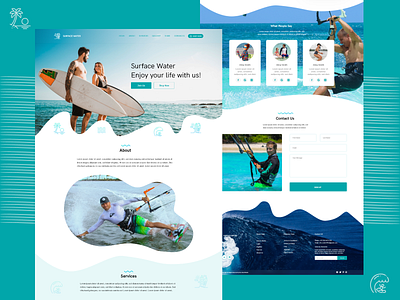 WaveRide - Surfing and Water Sports Web Template