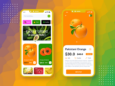 Fruits Store App Design