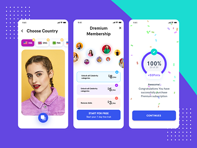 Social Celebrity - Social App UIUX online dating app social app