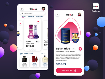 Perfume Online Store iOS UIKIT - ECommerce App