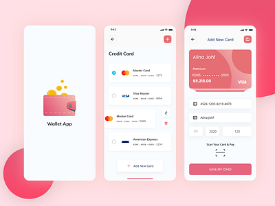 Banking App - Payments And Wallet App - add Card