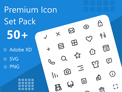 Premium Icon Set Pack - Brand Logo Icon Set