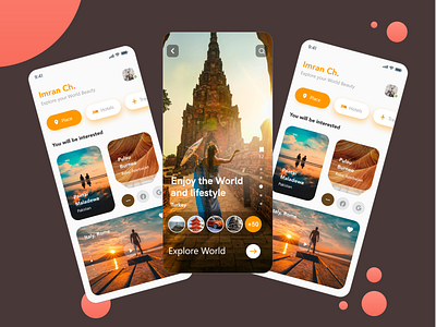 Travel App - Travel App UI Design Concept