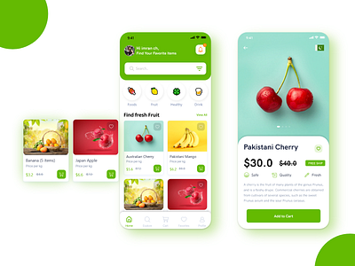 Grocery store App - Fruits Store App Design