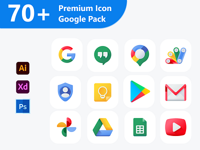 Google Icon Set Pack -Premium Icon 3d icon set best icon brand icon set social media icon