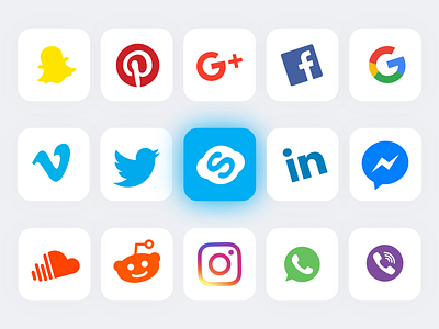 Social Media Icon Set V2 - Brand Icon Set