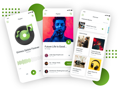 Music App - Music App UI Design Template