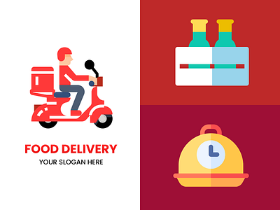 Food Delivery Logo - Food App, Web Template