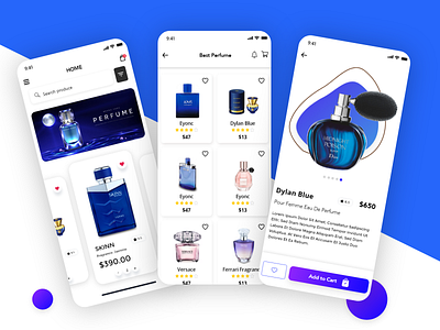 Perfume Online Store iOS UIKIT V3 - ECommerce App