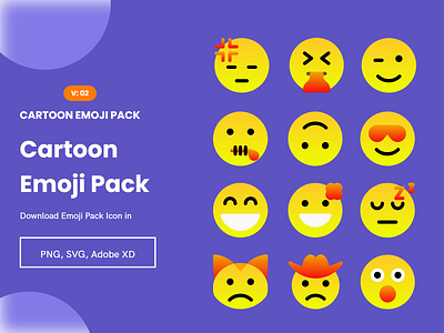 Emoji Icon Set V2 - Emojis Collection