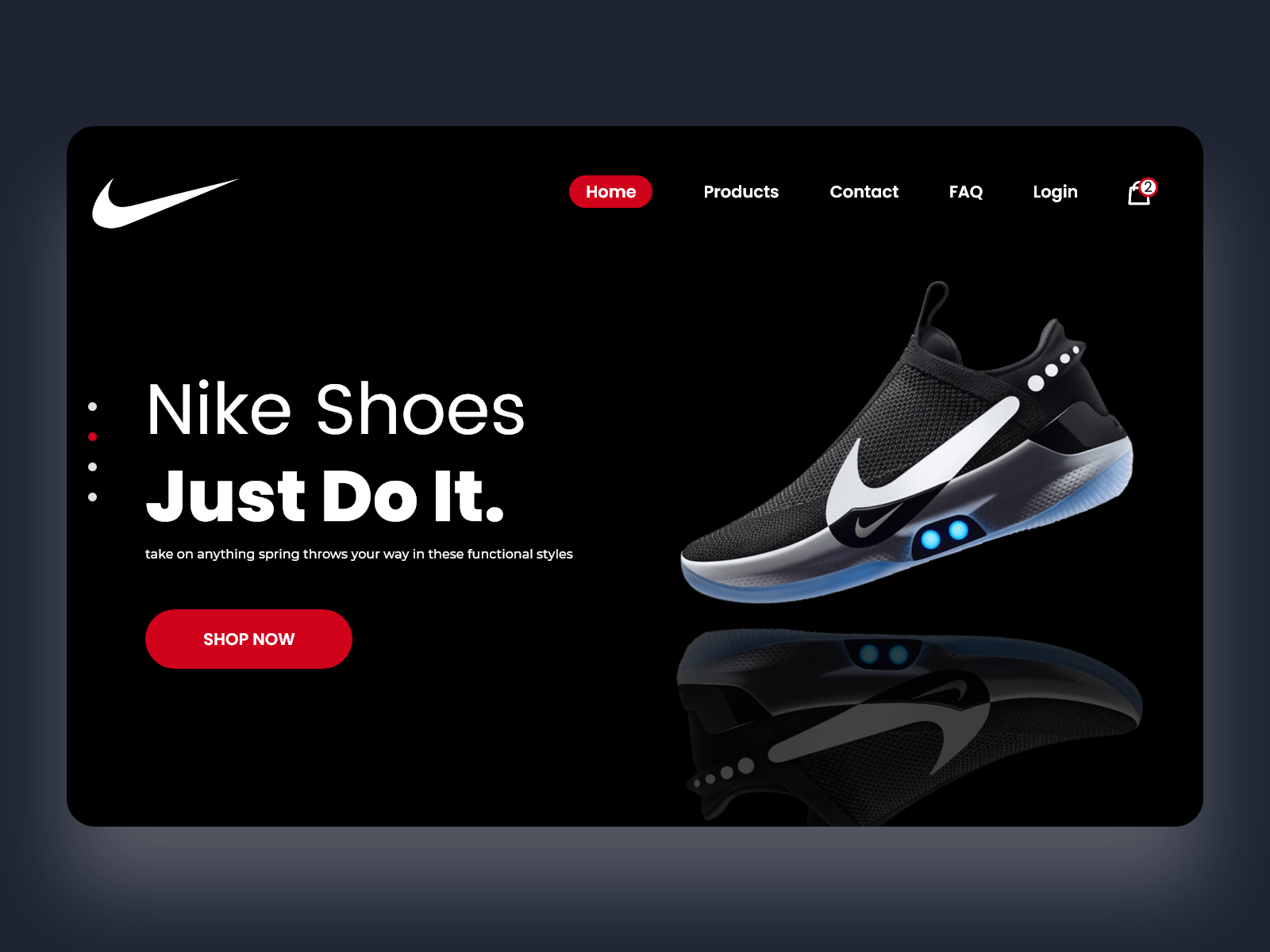 Nike Shoes E commerce Web Template Shop by Imran Chaudhary on Dribbble