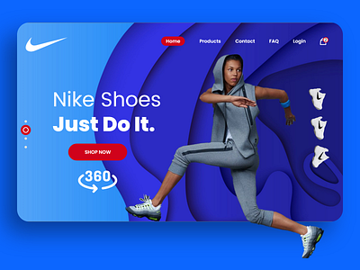 Nike Shoes E-commerce Web Template Shop V3