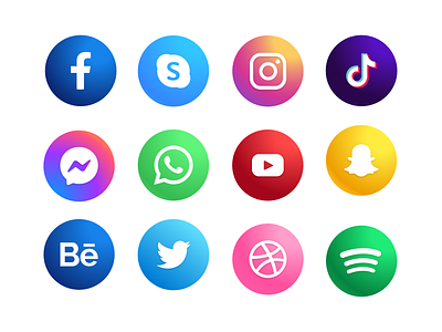 Social Media icon set - Premium Icon Set Pack by Imran Chaudhary on ...