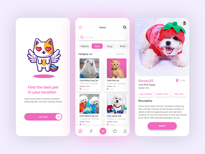 Pet Adoption App - Animals Online shop app