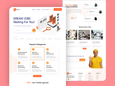 Online Job Finder Website -Job searching Mobile App