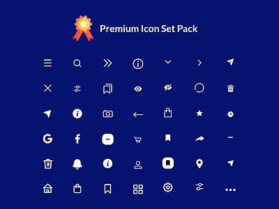 Premium Icon Set Pack v16 - Essential Icon Set
