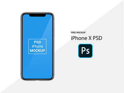 Apple iPhone X Free PSD Mockup