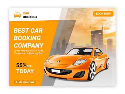 Car rental Instagram,  social media post, Banner template Free