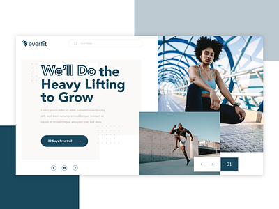 Fitness  Website Template