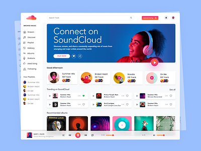 Soundcloud Website Redesign Challenge