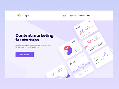 Landing Page Hero Section daily ui daily ui challenge landing page landing page design ui ui design visual design