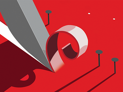 Carpentry (Swiss Inspired) bold illustrator red simple swiss vector