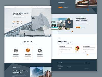 Architecture Company/ Landing Page
