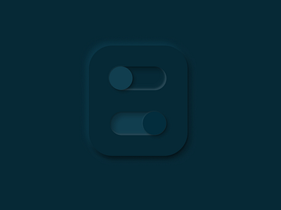 Toggle app application branding darkmod design illustration logo neumorphic product design toggle ui uiux ux vector