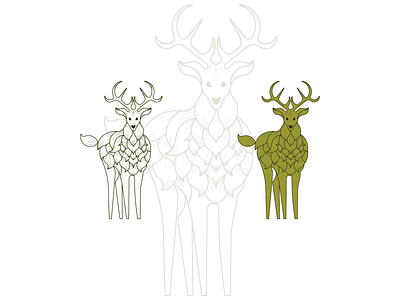deer and leaf logo